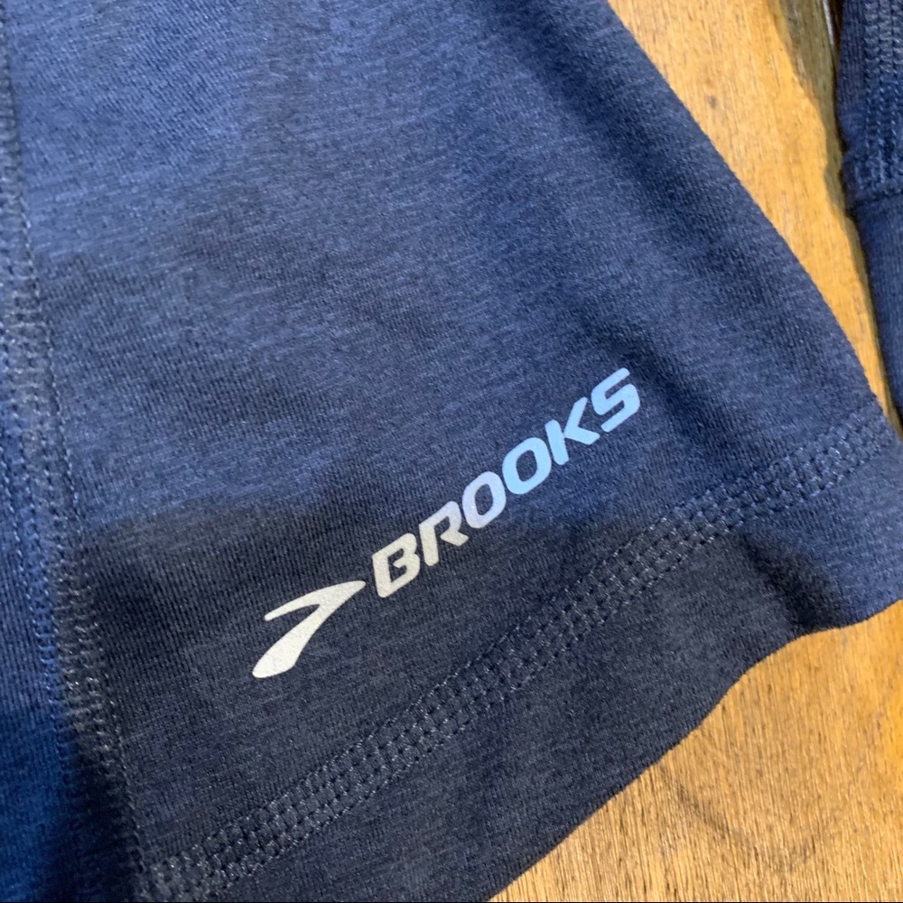 Brooks Blue Orange Long Sleeve Stretchy Hoodie XS - Picture 5 of 11
